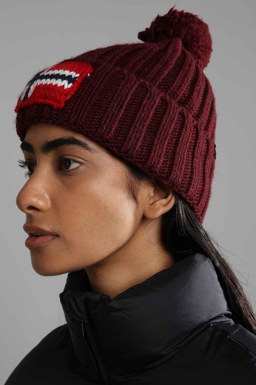 Napapijri-Semiury 5 Burgundy Fudge-Bere-3-Milagron.com