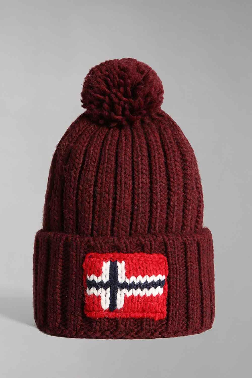 Napapijri-Semiury 5 Burgundy Fudge-Bere-6-Milagron.com