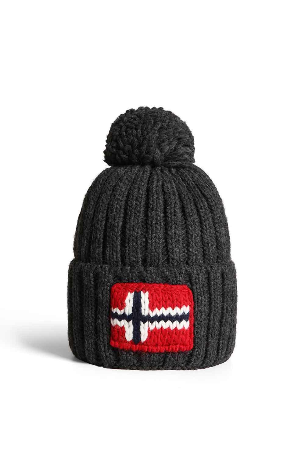 Napapijri-Semiury 5 Dark Grey Melange-Bere-1-Milagron.com