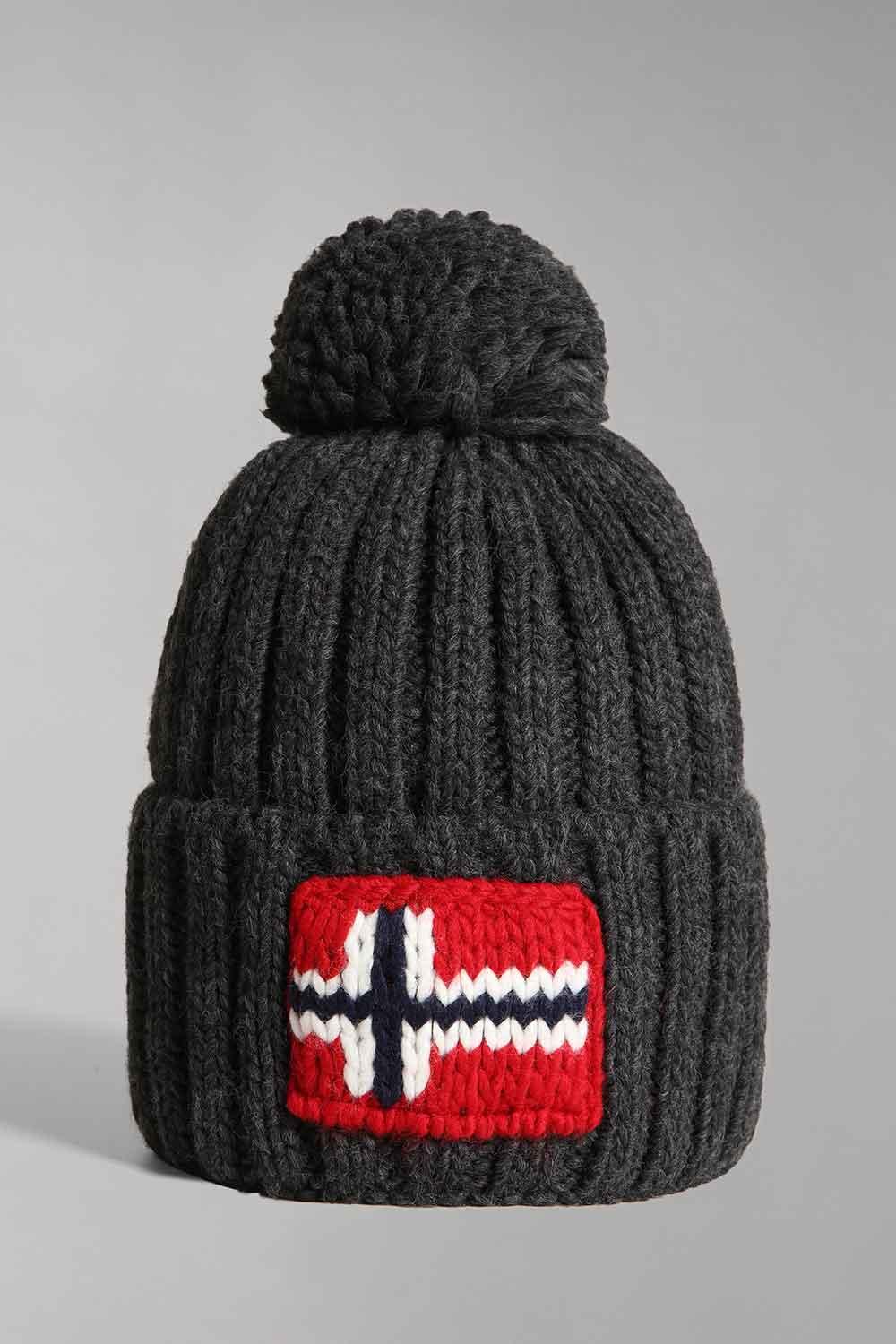 Napapijri-Semiury 5 Dark Grey Melange-Bere-6-Milagron.com