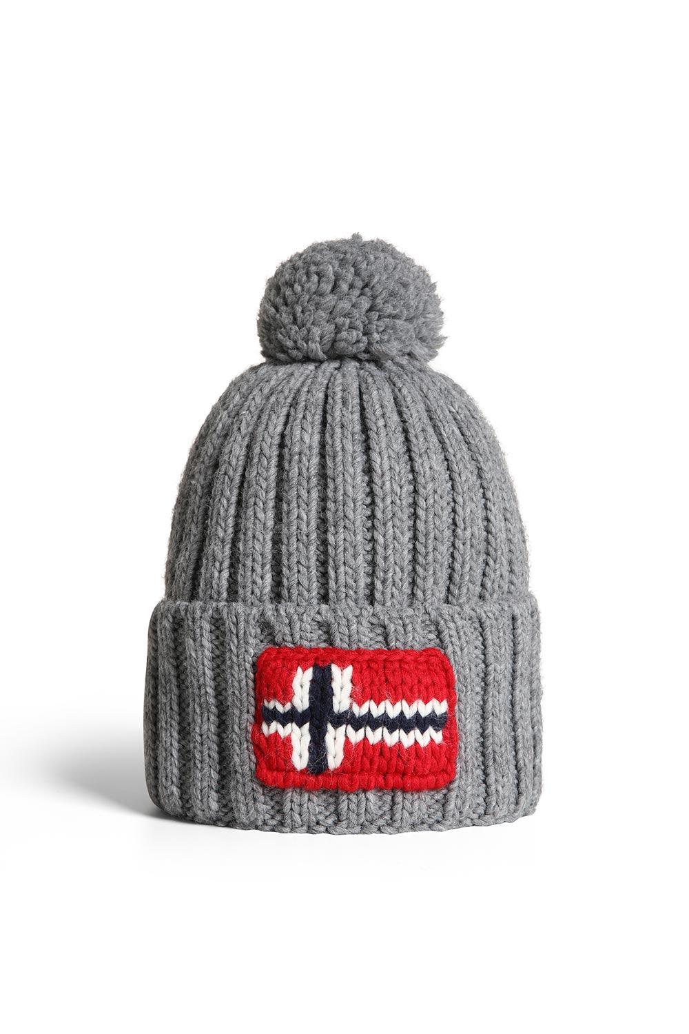 Napapijri-Semiury 5 Grey Melange-Bere-1-Milagron.com