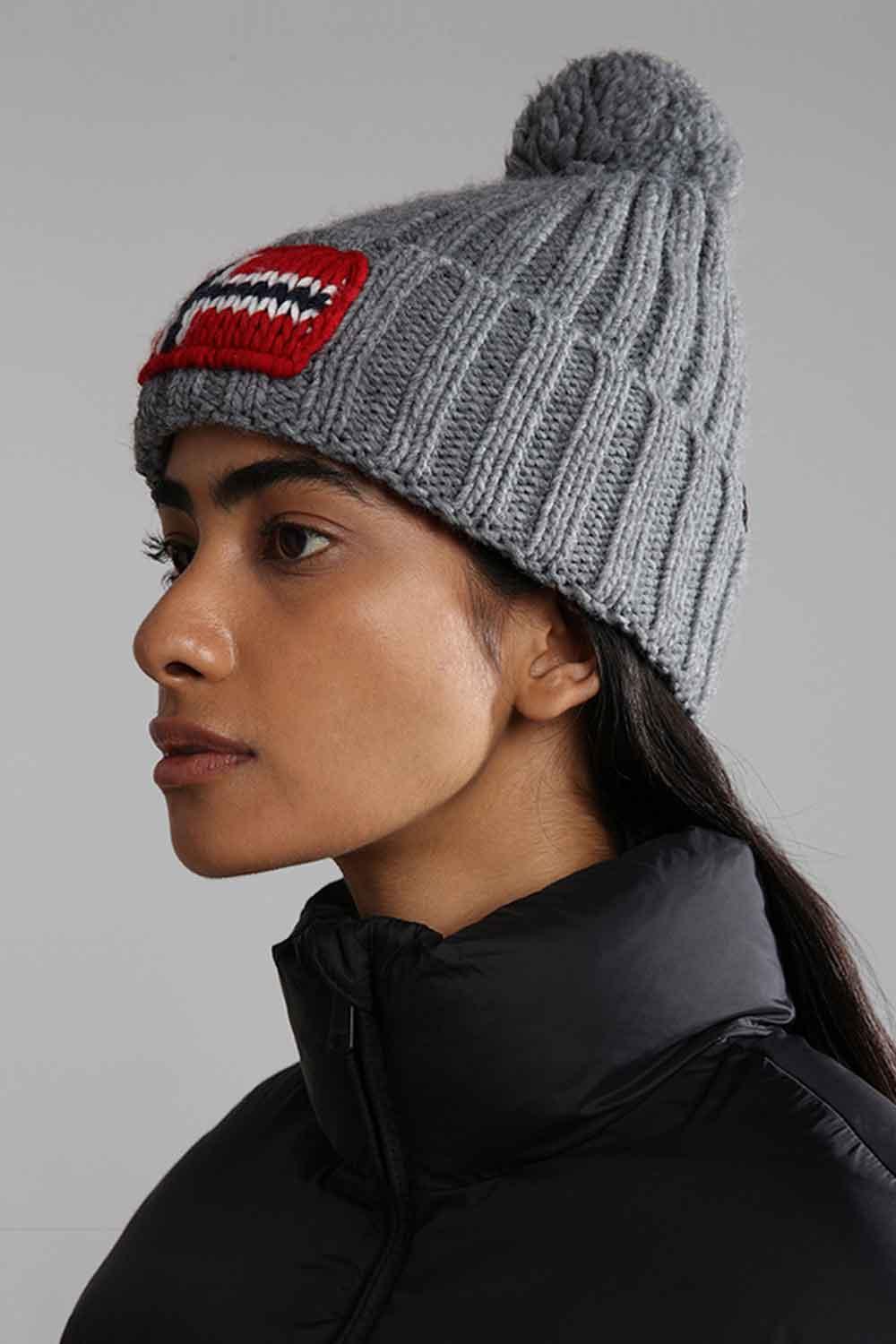 Napapijri-Semiury 5 Grey Melange-Bere-3-Milagron.com