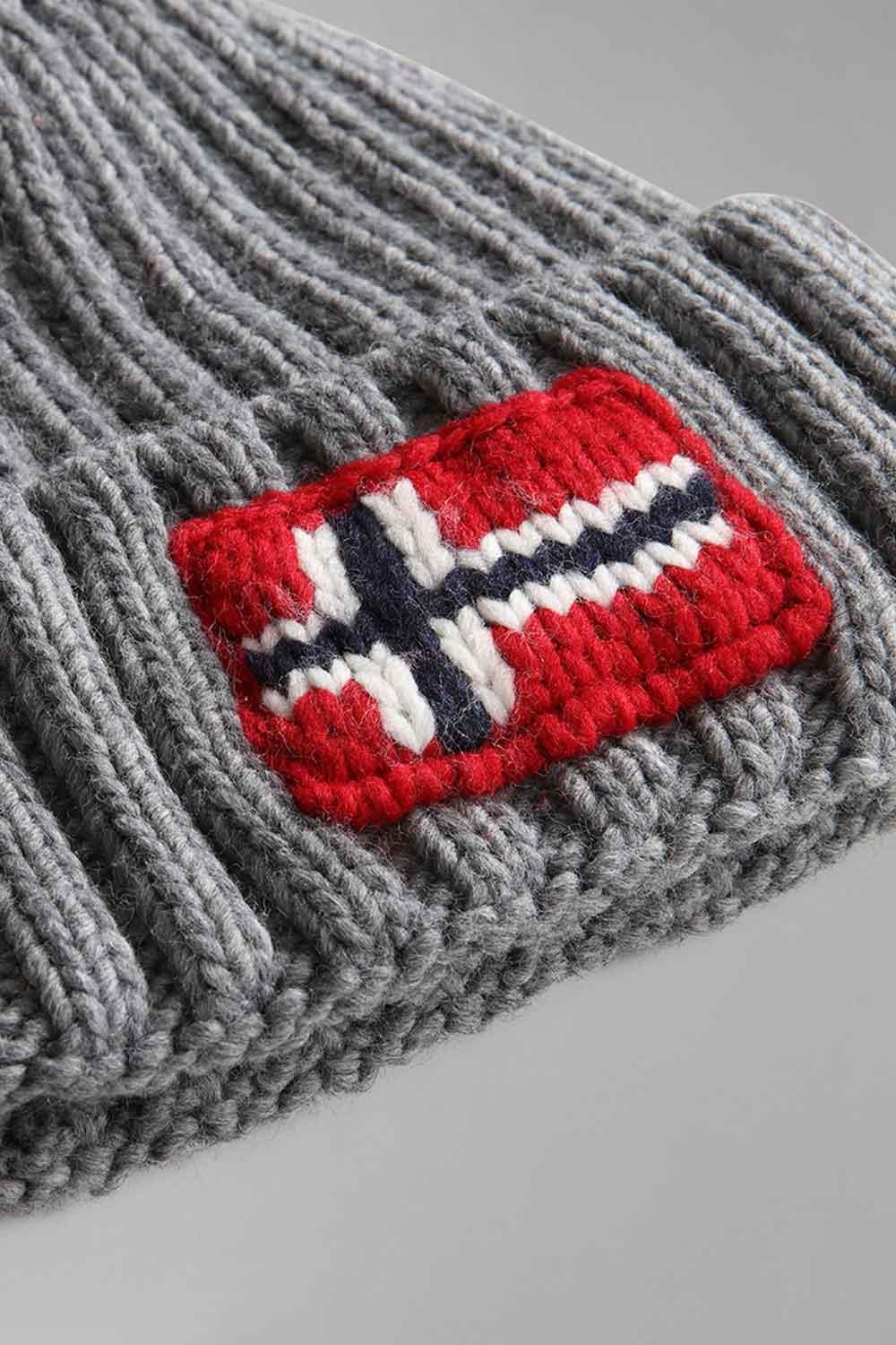 Napapijri-Semiury 5 Grey Melange-Bere-5-Milagron.com