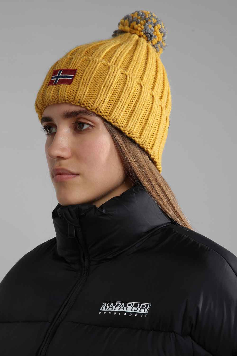 Napapijri-Semiury W 3 Yellow Amber-Bere-2-Milagron.com