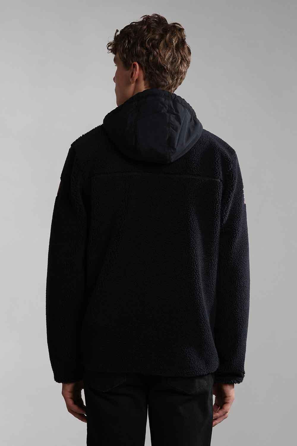 Napapijri-Teide Hoodie Fleecewear-Sweatshirts & Hoodies-3-Milagron.com