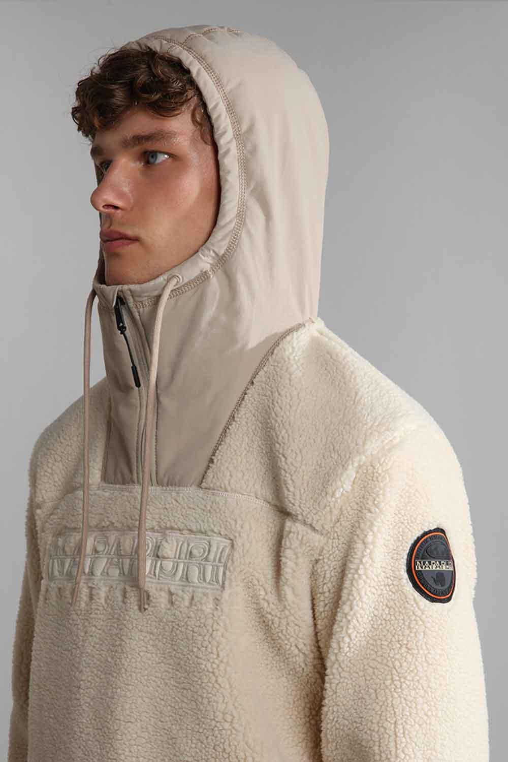 Napapijri-Teide Hoodie Fleecewear-Sweatshirts & Hoodies-3-Milagron.com