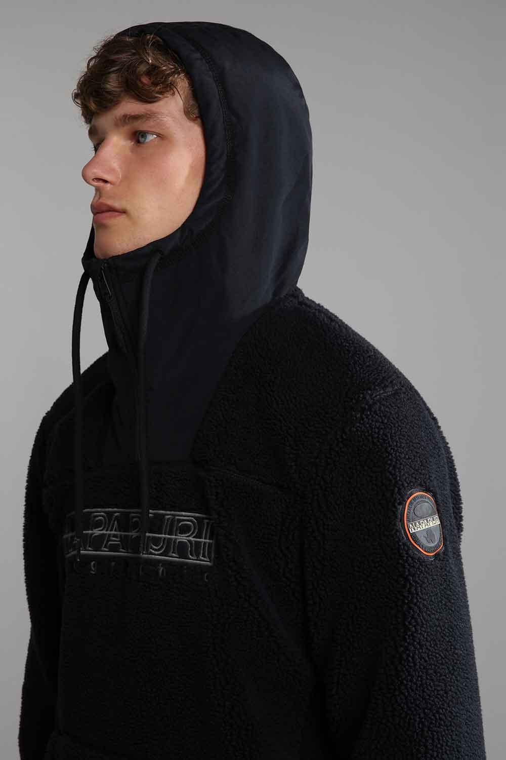 Napapijri-Teide Hoodie Fleecewear-Sweatshirts & Hoodies-4-Milagron.com