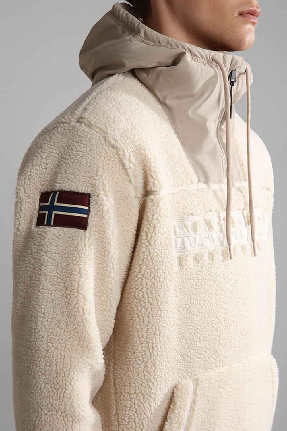 Napapijri-Teide Hoodie Fleecewear-Sweatshirts & Hoodies-4-Milagron.com