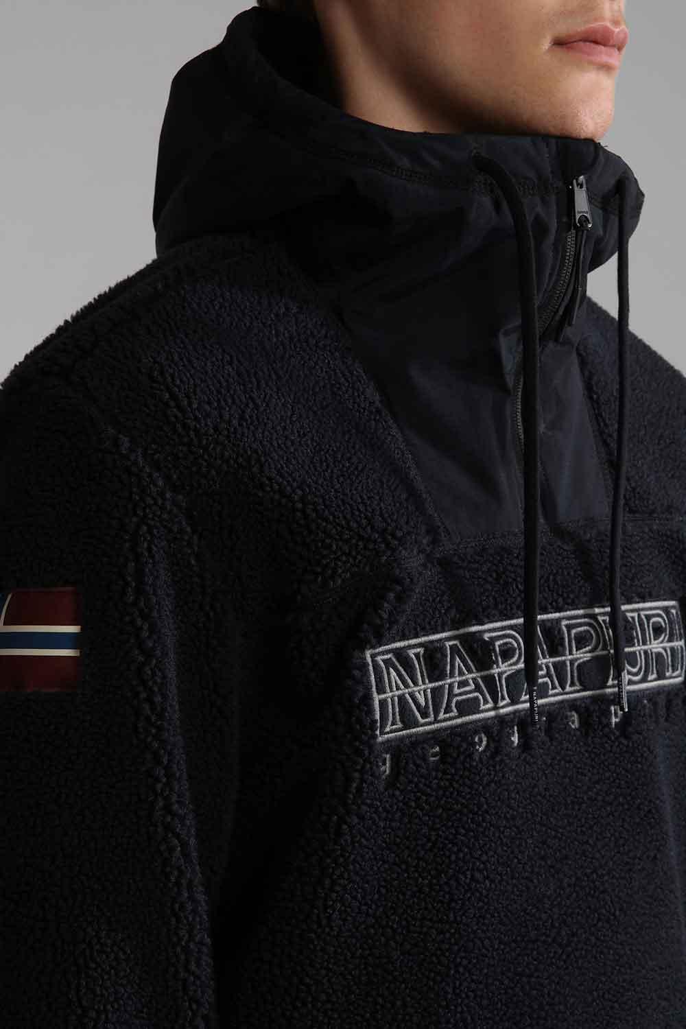 Napapijri-Teide Hoodie Fleecewear-Sweatshirts & Hoodies-5-Milagron.com