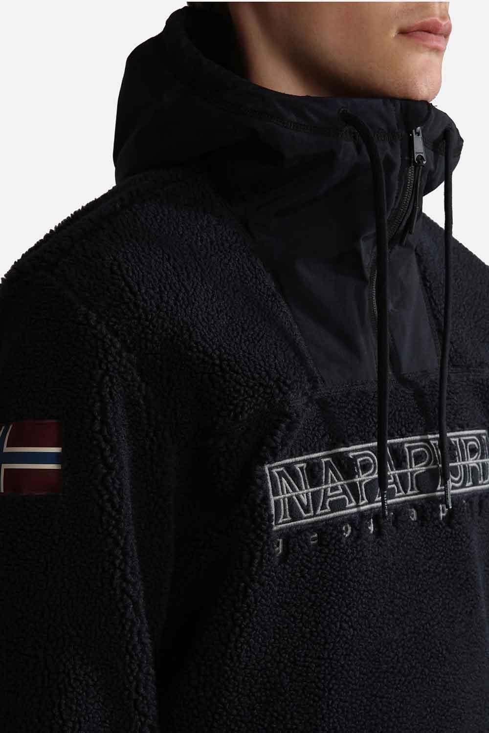 Napapijri-Teide Hoodie Fleecewear-Sweatshirts & Hoodies-8-Milagron.com