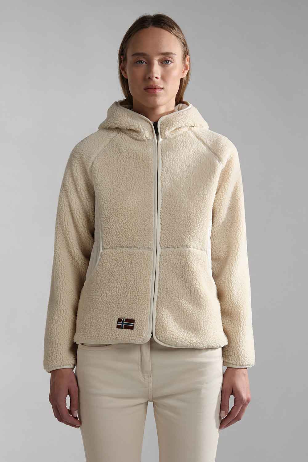 Napapijri-Yupik Full Zip Hoodie Fleecewear-Sweatshirts & Hoodies-1-Milagron.com