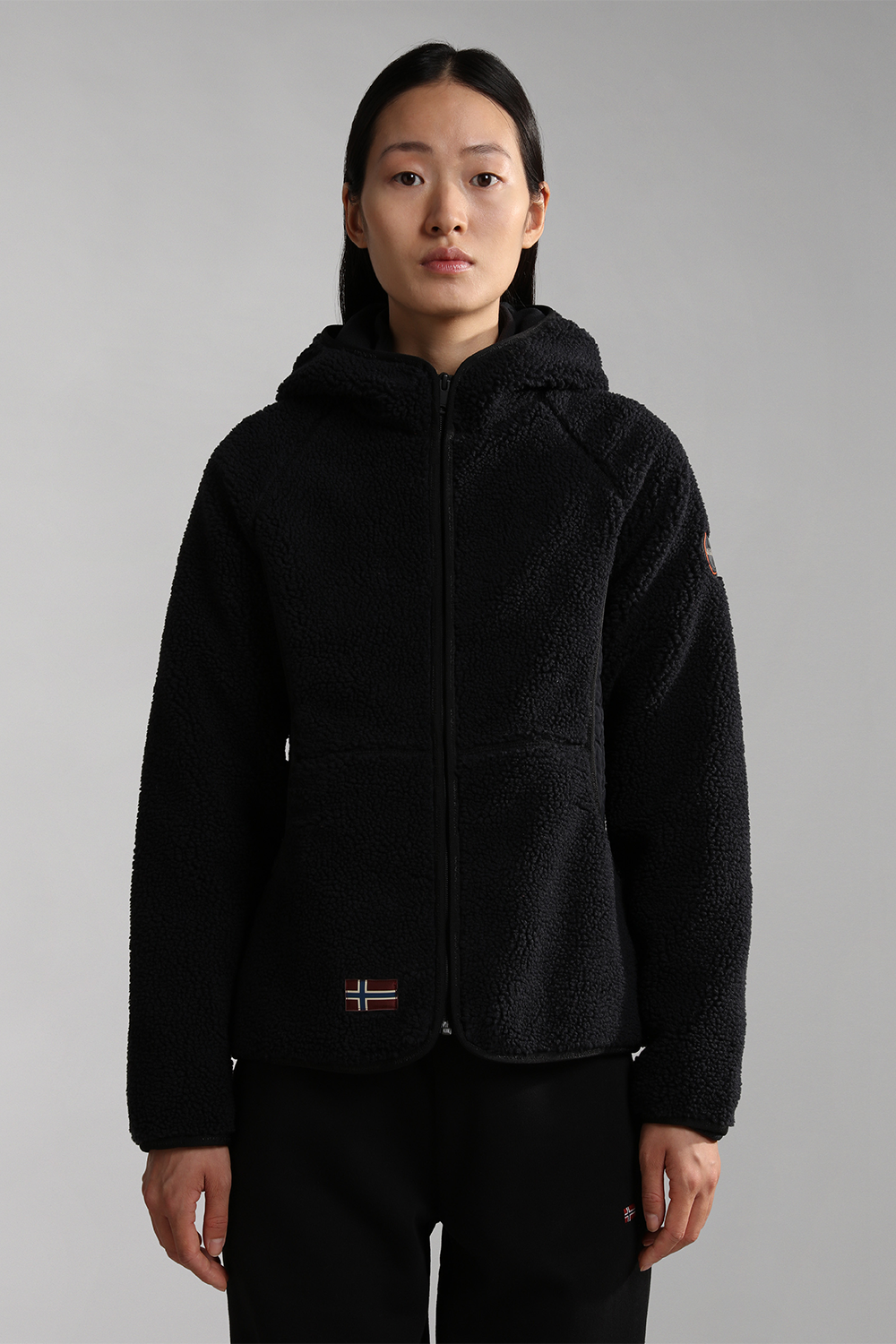 Napapijri-Yupik Full Zip Hoodie Fleecewear-Sweatshirts & Hoodies-1-Milagron.com