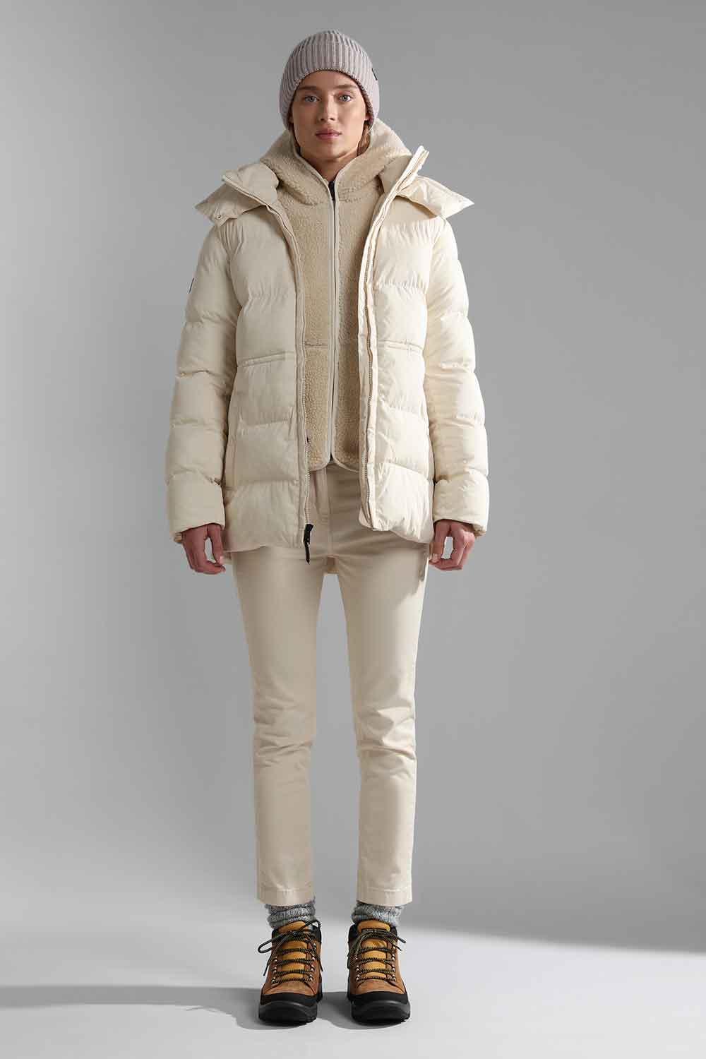 Napapijri-Yupik Full Zip Hoodie Fleecewear-Sweatshirts & Hoodies-3-Milagron.com