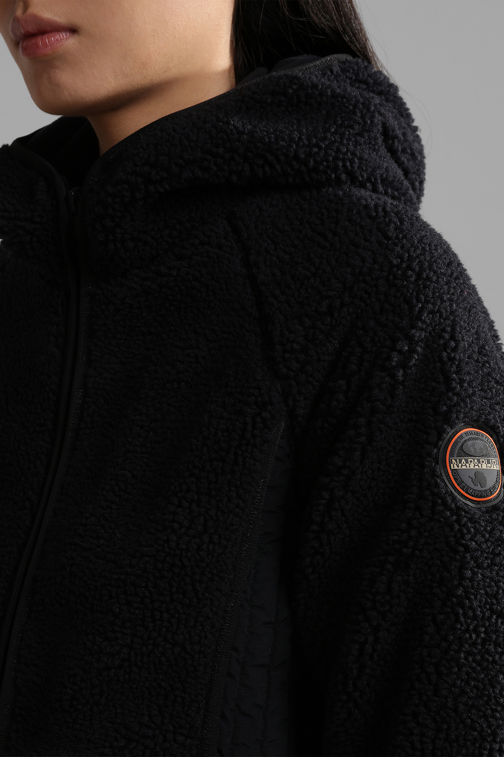 Napapijri-Yupik Full Zip Hoodie Fleecewear-Sweatshirts & Hoodies-3-Milagron.com