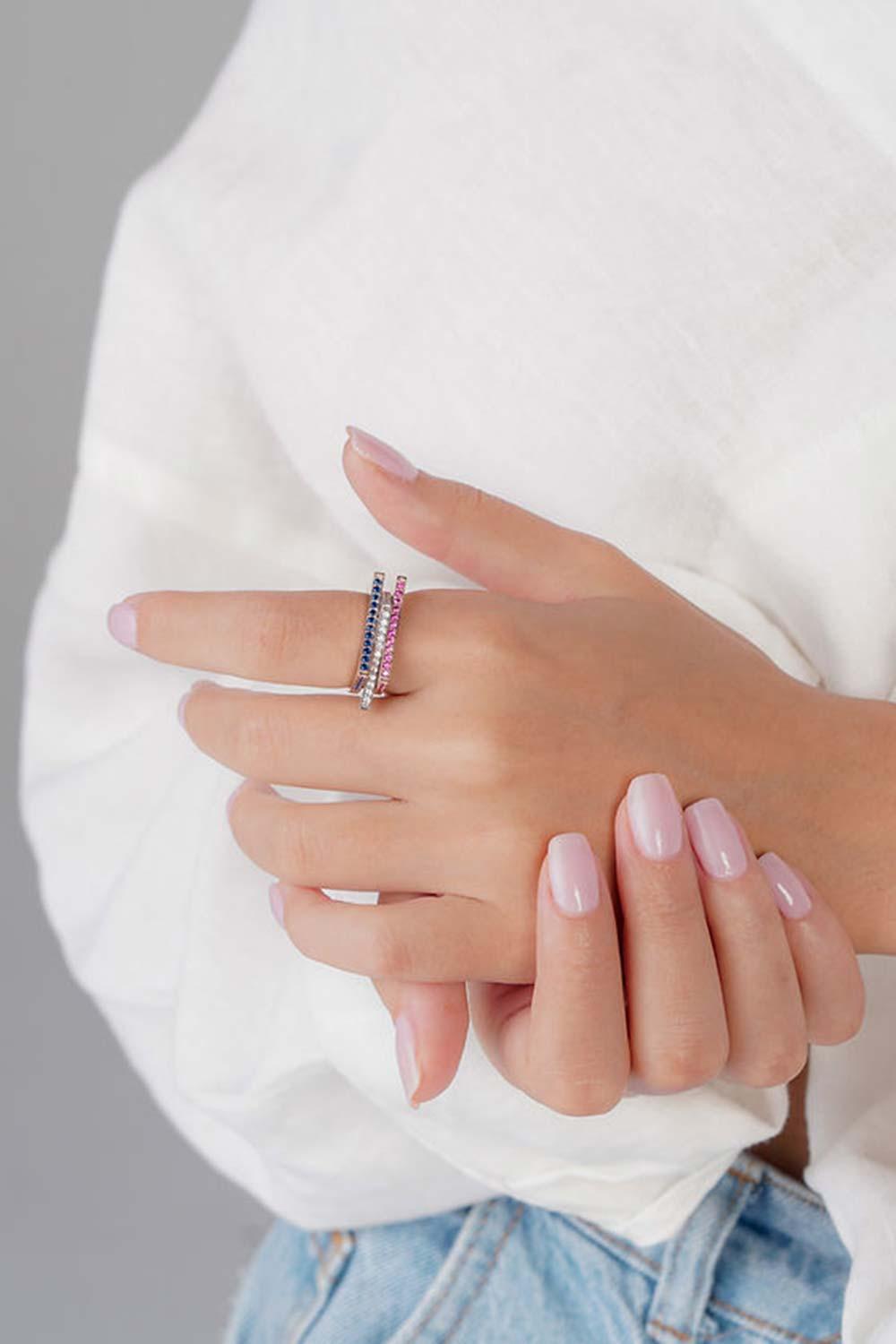 Nayra Jewelry-Stalward Yüzük Pembe-Yüzük-2-Milagron.com