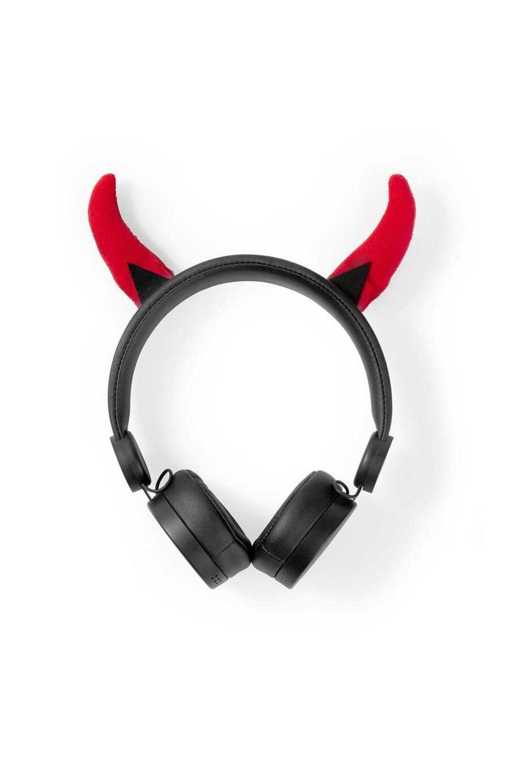 Nedis-Danny Devil Animaticks Çıkarılabilir Aksesuarlı Kulak Üstü Çocuk Kulaklığı-Kulaklık-1-Milagron.com