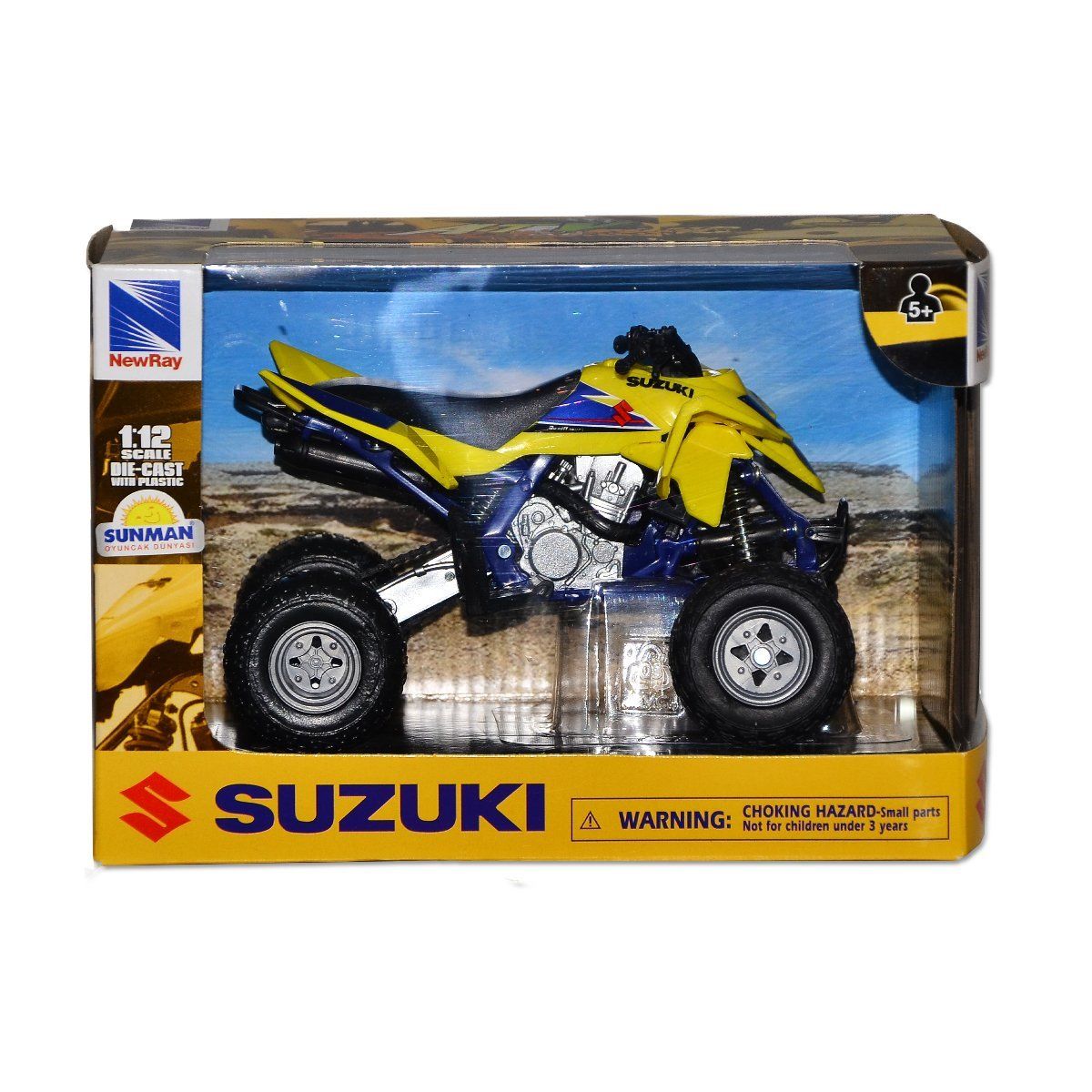 New Ray-Suzuki Quadracer R450 Motor-Oyuncak Arabalar ve Setleri-1-Milagron.com