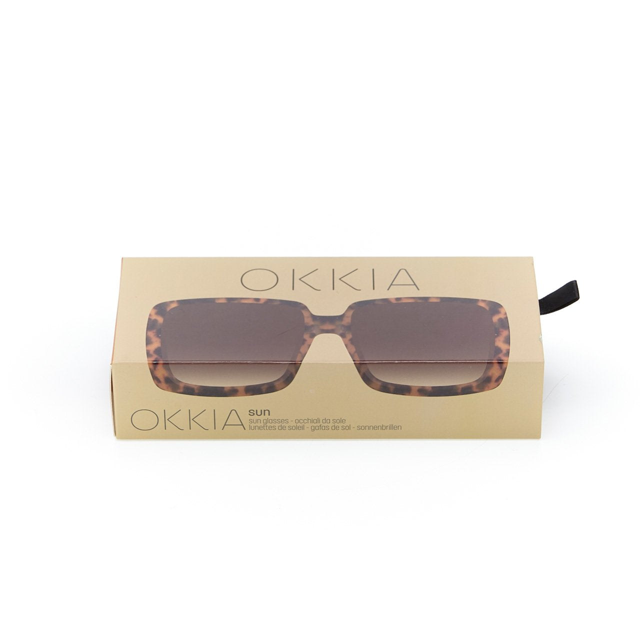 Okkia-Okkia Alessia Unisex Güneş Gözlüğü Klasik Havana-Güneş Gözlüğü-9-Milagron.com