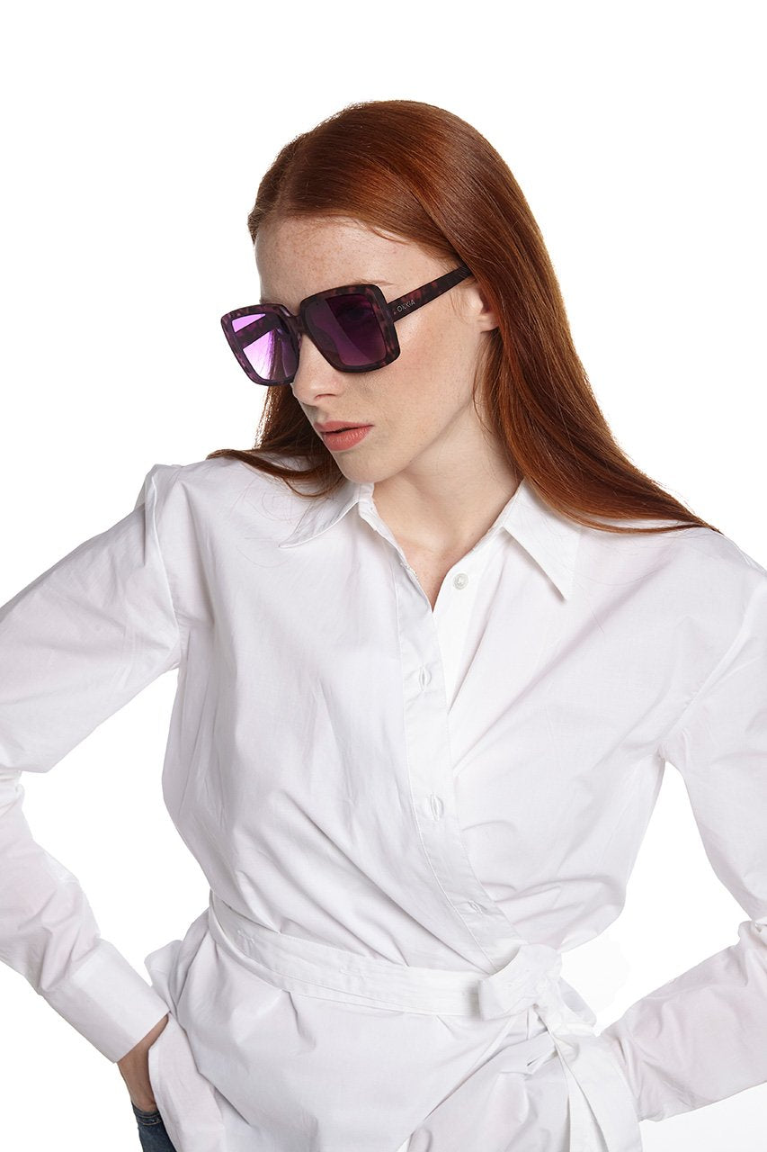 Okkia-Okkia Alessia Unisex Güneş Gözlüğü Rose Havana-Güneş Gözlüğü-6-Milagron.com