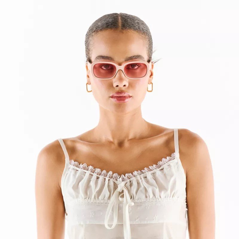 Okkia-Okkia Chiara Toz Pembe Unisex Güneş Gözlüğü Pembe Gradyan-Güneş Gözlüğü-2-Milagron.com