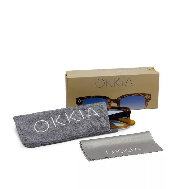 Okkia-Okkia Giovanni Havana Mavisi Unisex Güneş Gözlüğü Mavi Gradyan-Güneş Gözlüğü-7-Milagron.com