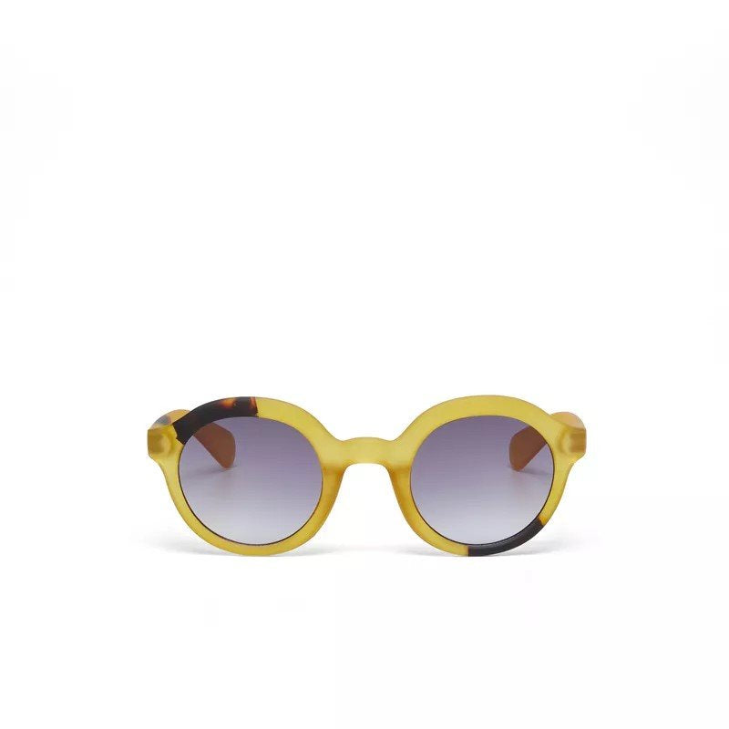 Okkia-Okkia Lauro Unisex Yuvarlak Sarı Havana Güneş Gözlüğü Siyah Gradyan-Güneş Gözlüğü-5-Milagron.com
