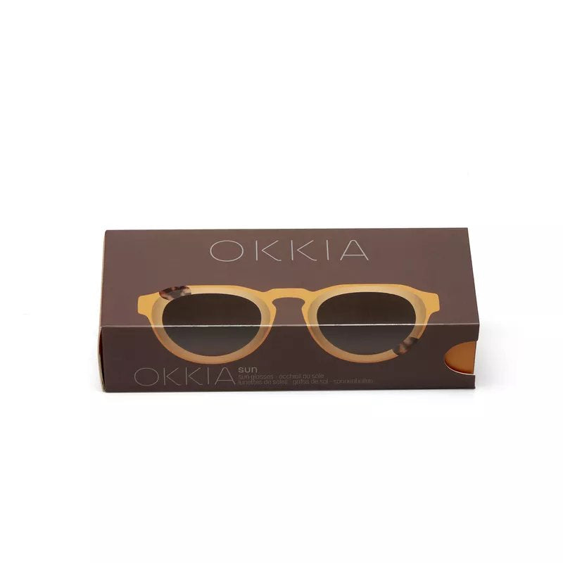 Okkia-Okkia Zeno Round Unisex Sarı Güneş Gözlüğü Siyah Gradya-Güneş Gözlüğü-6-Milagron.com