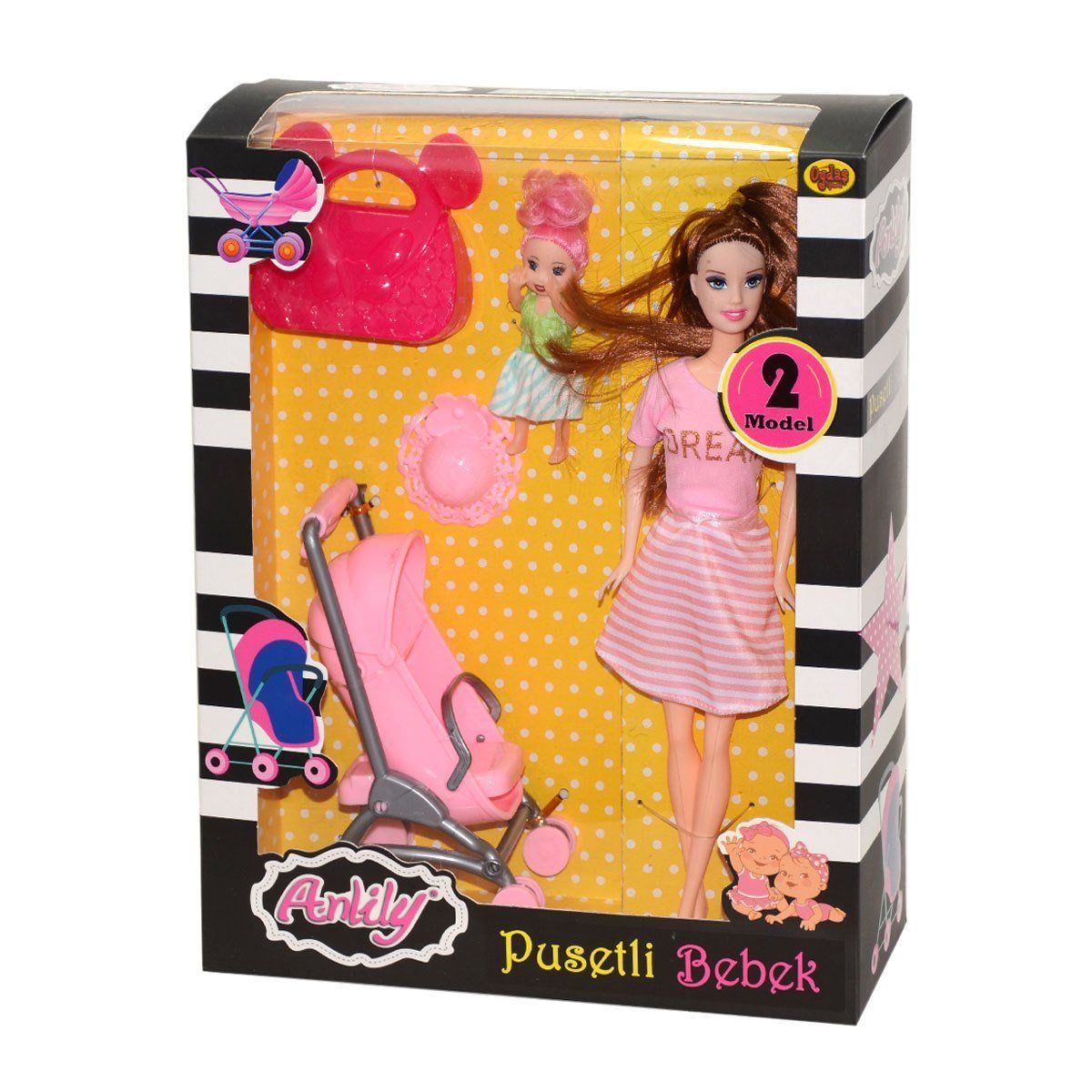 Oydaş Oyuncak-Anlily Pusetli Bebek / +3 Yaş-Oyuncak-3-Milagron.com