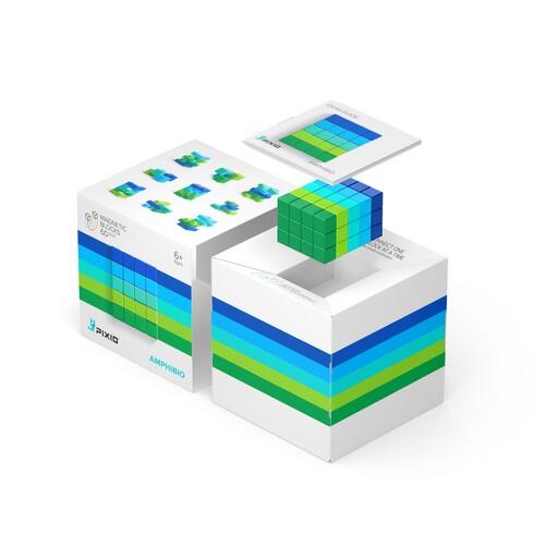 Pixio-Pixio Abstract Amphibio İnteraktif Mıknatıslı Manyetik Blok Oyuncak-İnteraktif Oyuncak-2-Milagron.com