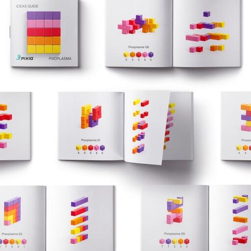 Pixio-Pixio Abstract Pixoplasma İnteraktif Mıknatıslı Manyetik Blok Oyuncak-İnteraktif Oyuncak-3-Milagron.com