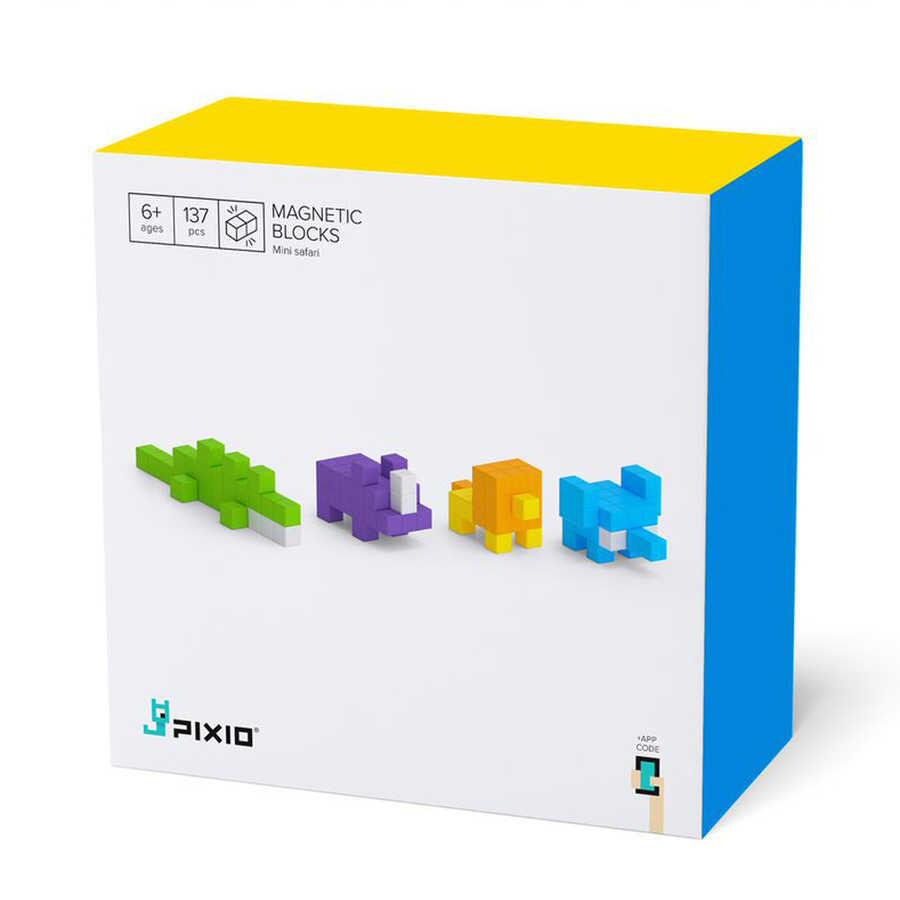Pixio-Pixio Mini Safari İnteraktif Mıknatıslı Manyetik Blok Oyuncak-İnteraktif Oyuncak-1-Milagron.com
