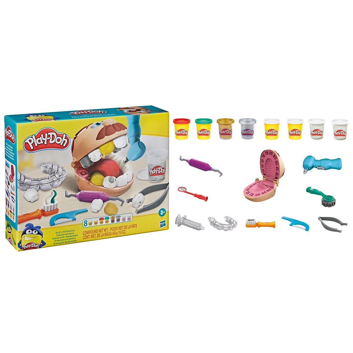 Play Doh-Dişçi Seti / +3 Yaş-Oyun Hamurları ve Setleri-3-Milagron.com