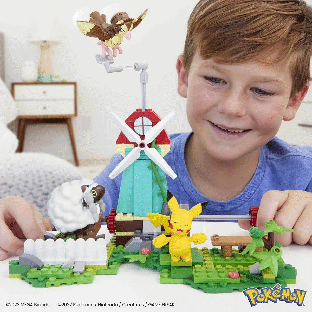 Pokemon-Countryside Windmill Yel Değirmeni Kasabası Seti 240 Parça +7 Yaş-Figür Oyuncaklar-3-Milagron.com