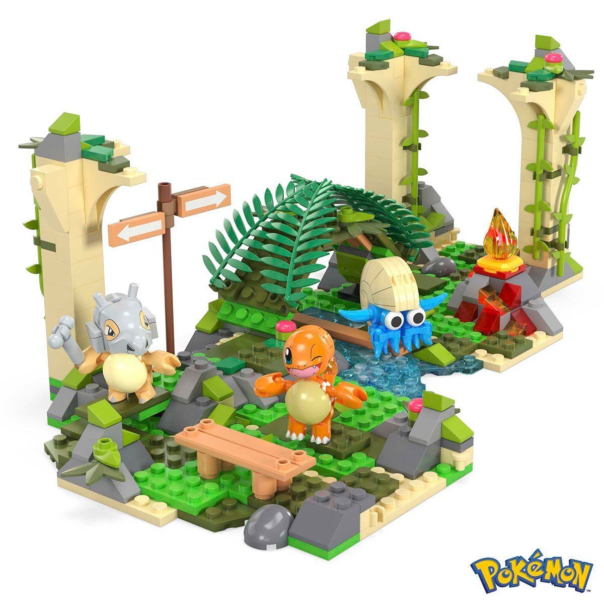 Pokemon-Jungle Ruins Adventure Builder Antik Kent Seti 464 Parça +7 Yaş-Figür Oyuncaklar-2-Milagron.com