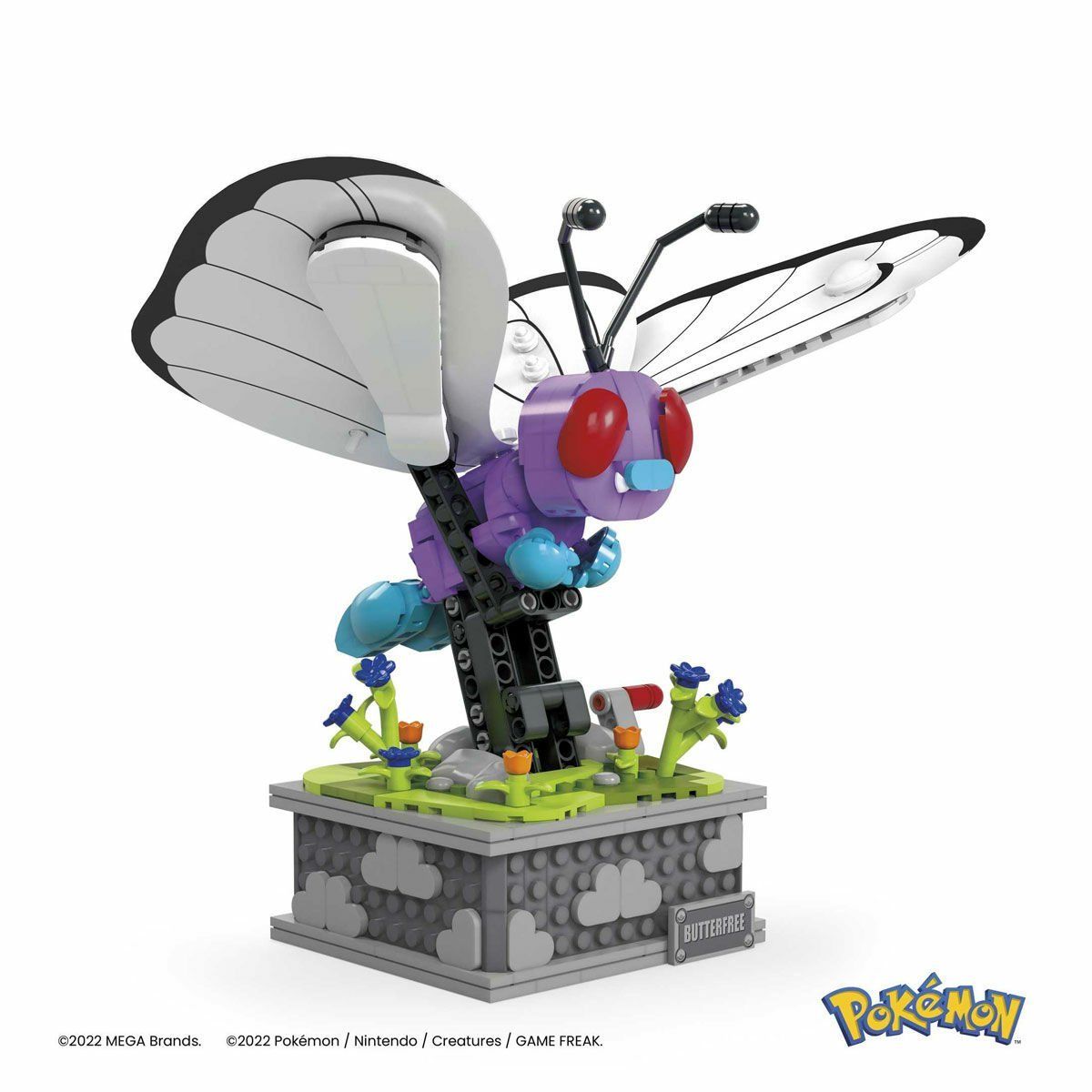 Pokemon-Motion Butterfree 582 Parça +12 Yaş-Figür Oyuncaklar-3-Milagron.com