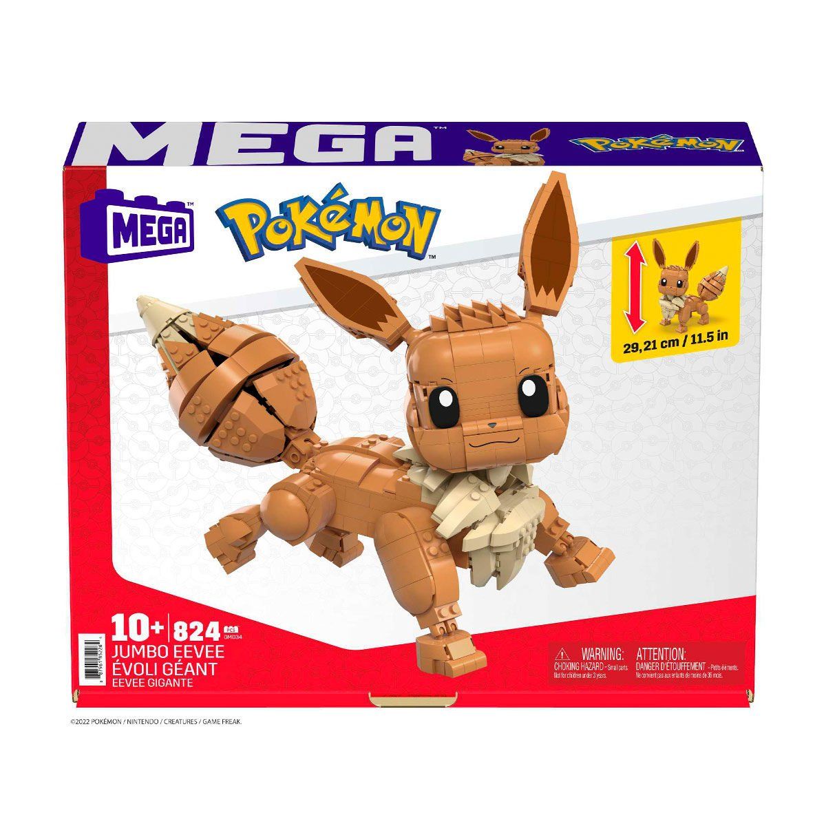 Pokemon-Pokémon Jumbo Eevee 824 Parça +10 Yaş-Figür Oyuncaklar-1-Milagron.com