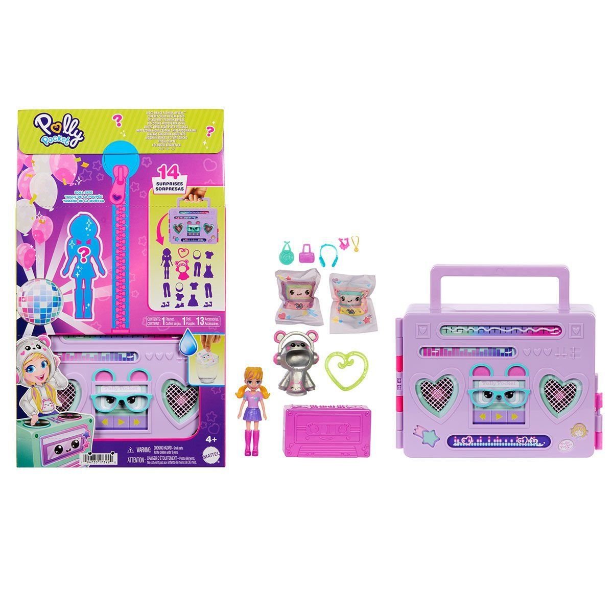 Poly Pocket ve Arkadaşları-Polly Pocket Radyo Temalı Moda Eğlencesi Oyun Seti-Oyuncak Bebek ve Oyun Setleri-1-Milagron.com