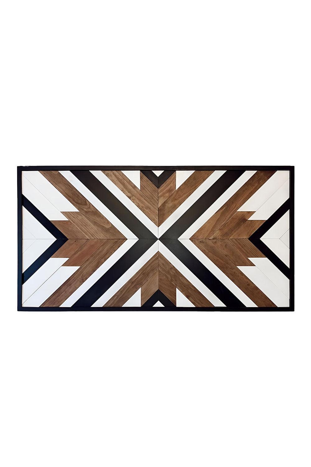 Postotto Design Studio-Bohemian Çift Kişilik Ahşap Yatak/ Baza Başlığı-Yatak-2-Milagron.com