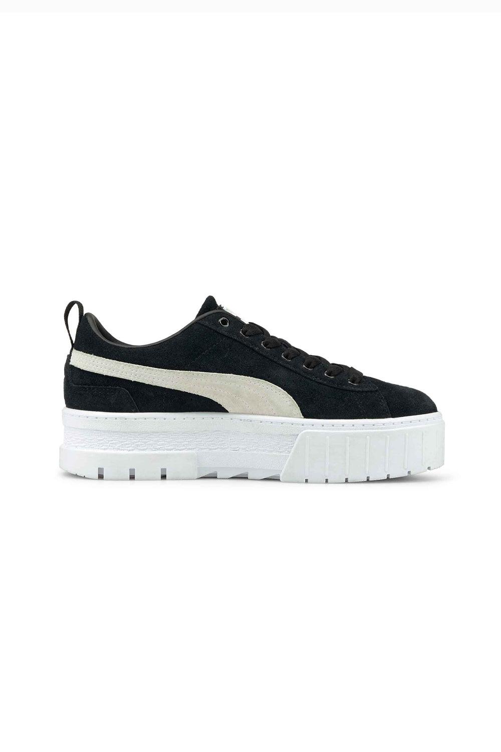 Puma-Mayze Black-White-Sneakers-1-Milagron.com