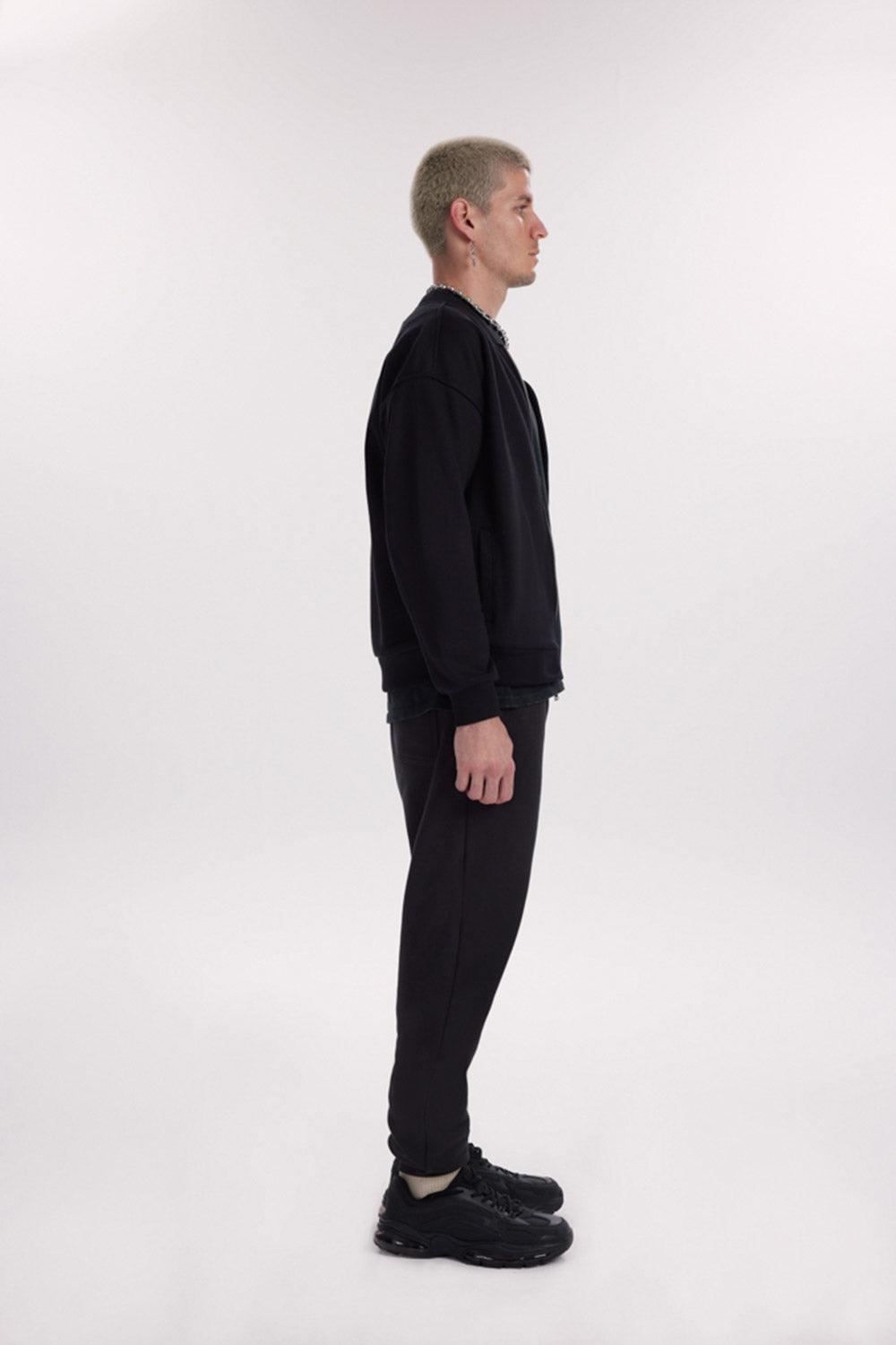 Qollanchi-Virtus Bomber - Jet Black-Ceket-2-Milagron.com