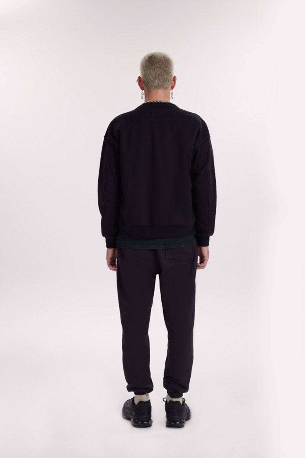 Qollanchi-Virtus Bomber - Jet Black-Ceket-3-Milagron.com