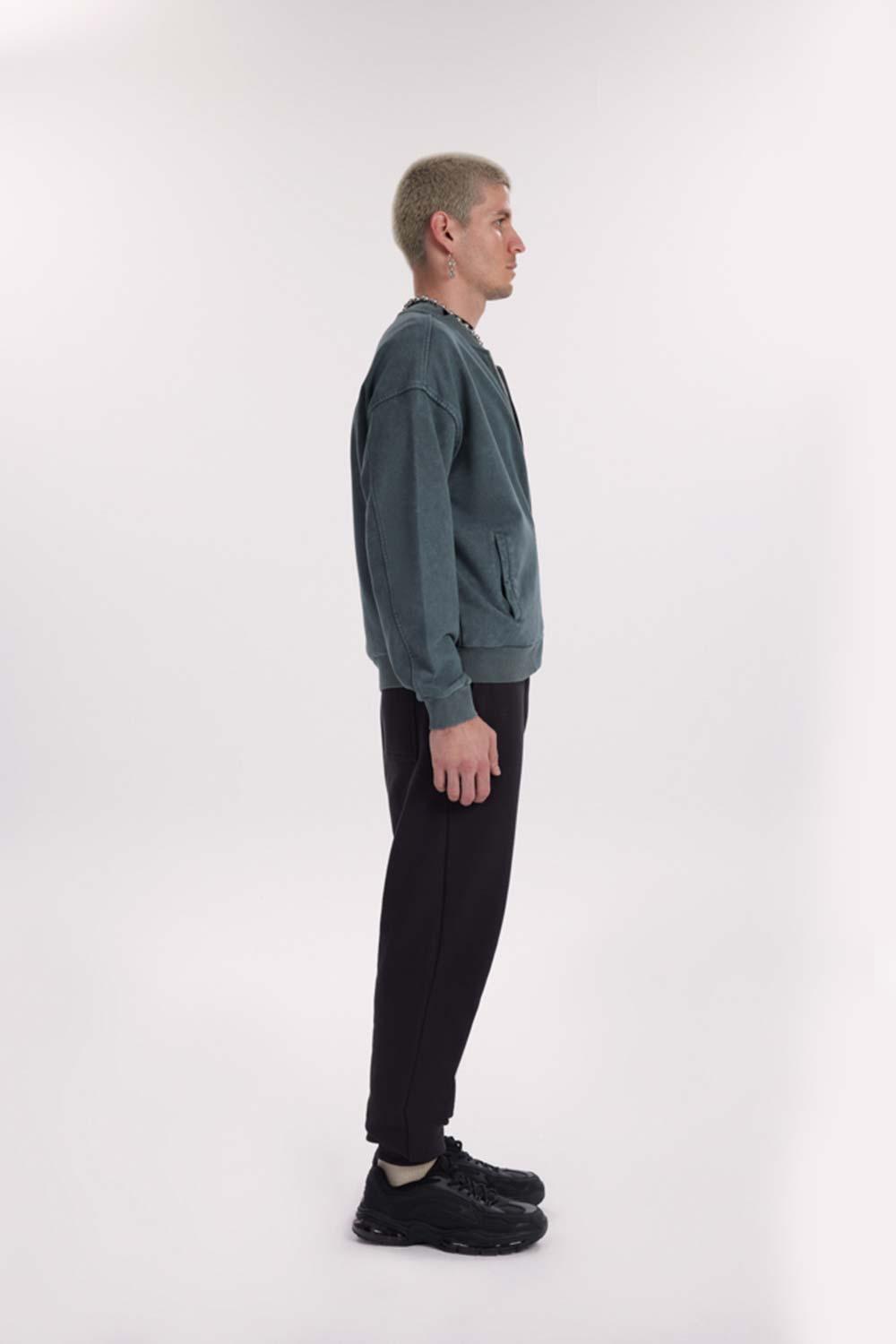 Qollanchi-Virtus Bomber - Washed Green-Ceket-3-Milagron.com