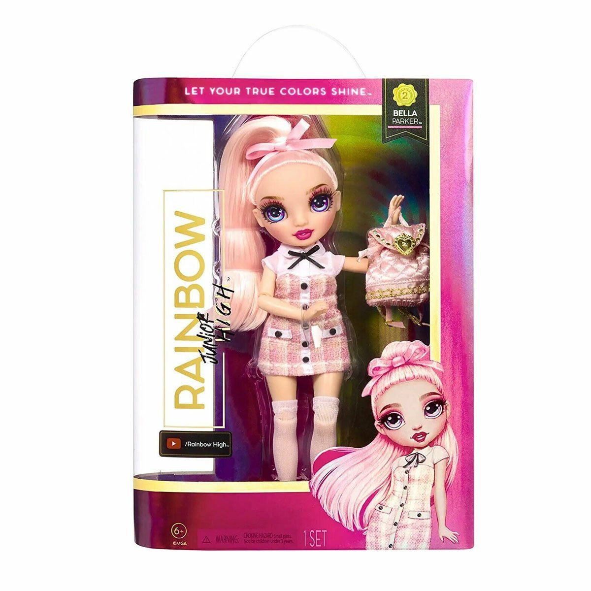 Rainbow High-Rainbow High Bella Parker Junior High 2. Seri +3 Yaş-Oyuncak Bebek ve Oyun Setleri-1-Milagron.com