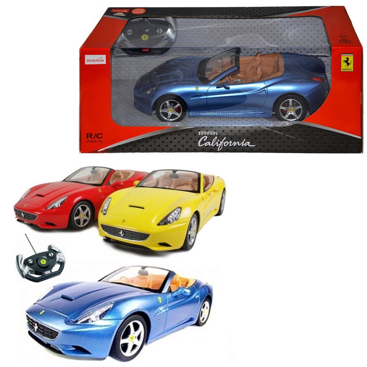 Rastar-Ferrari California Uzaktan Kumandalı Işıklı Araba-Uzaktan Kumandalı Araçlar-1-Milagron.com