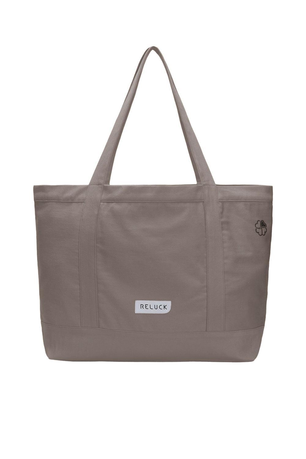 Reluck-%100 Recycled Big Tote Bag-Bez Çanta-1-Milagron.com