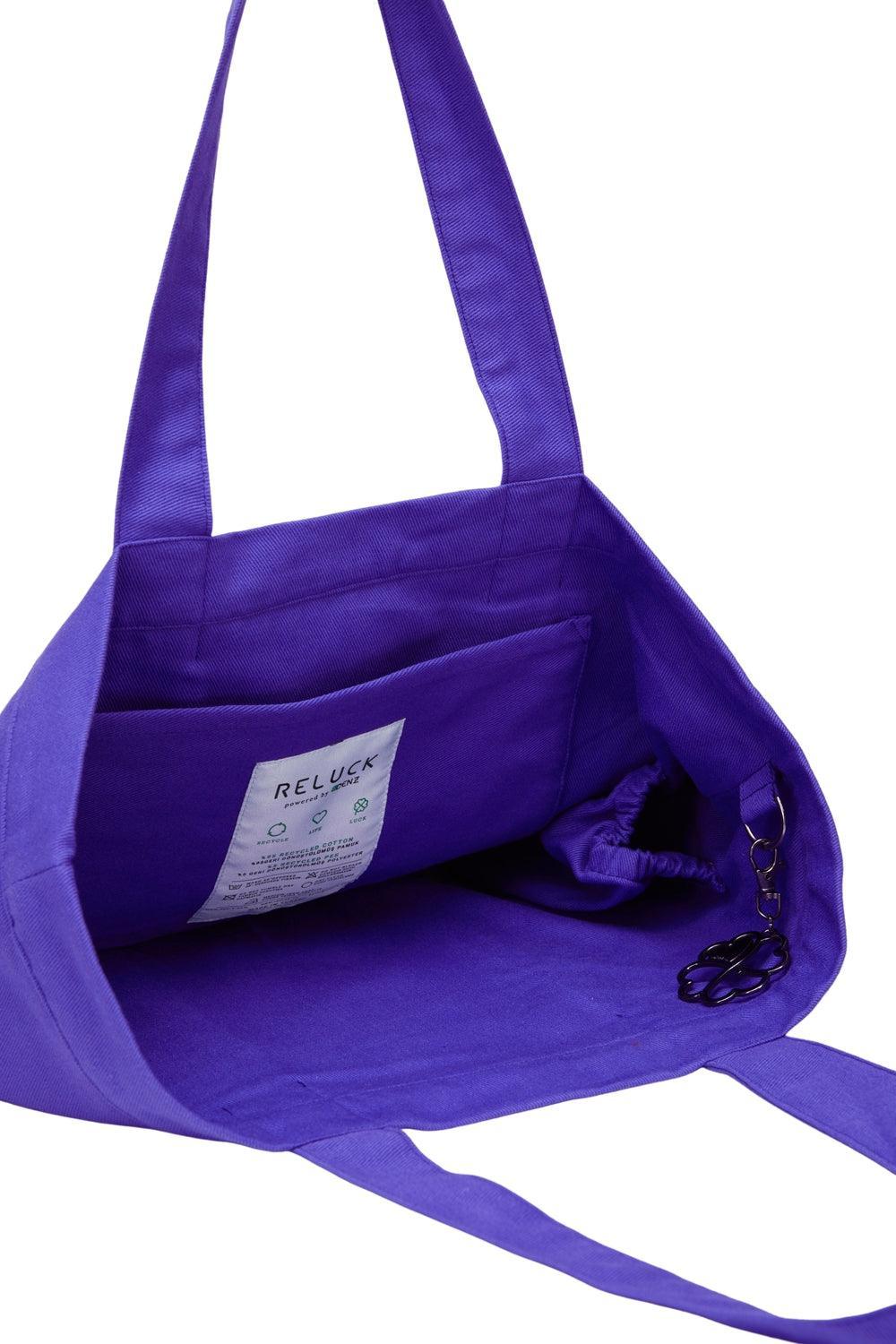 Reluck-%100 Recycled Big Tote Bag-Bez Çanta-6-Milagron.com