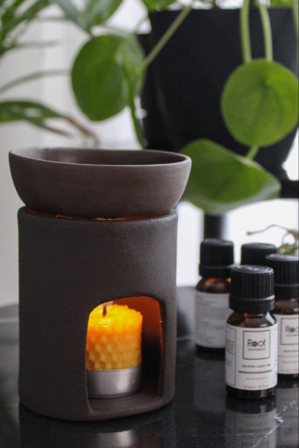 Root Aromaterapi-Kule Model Kahverengi Buhurdanlık-Buhurdanlık-1-Milagron.com