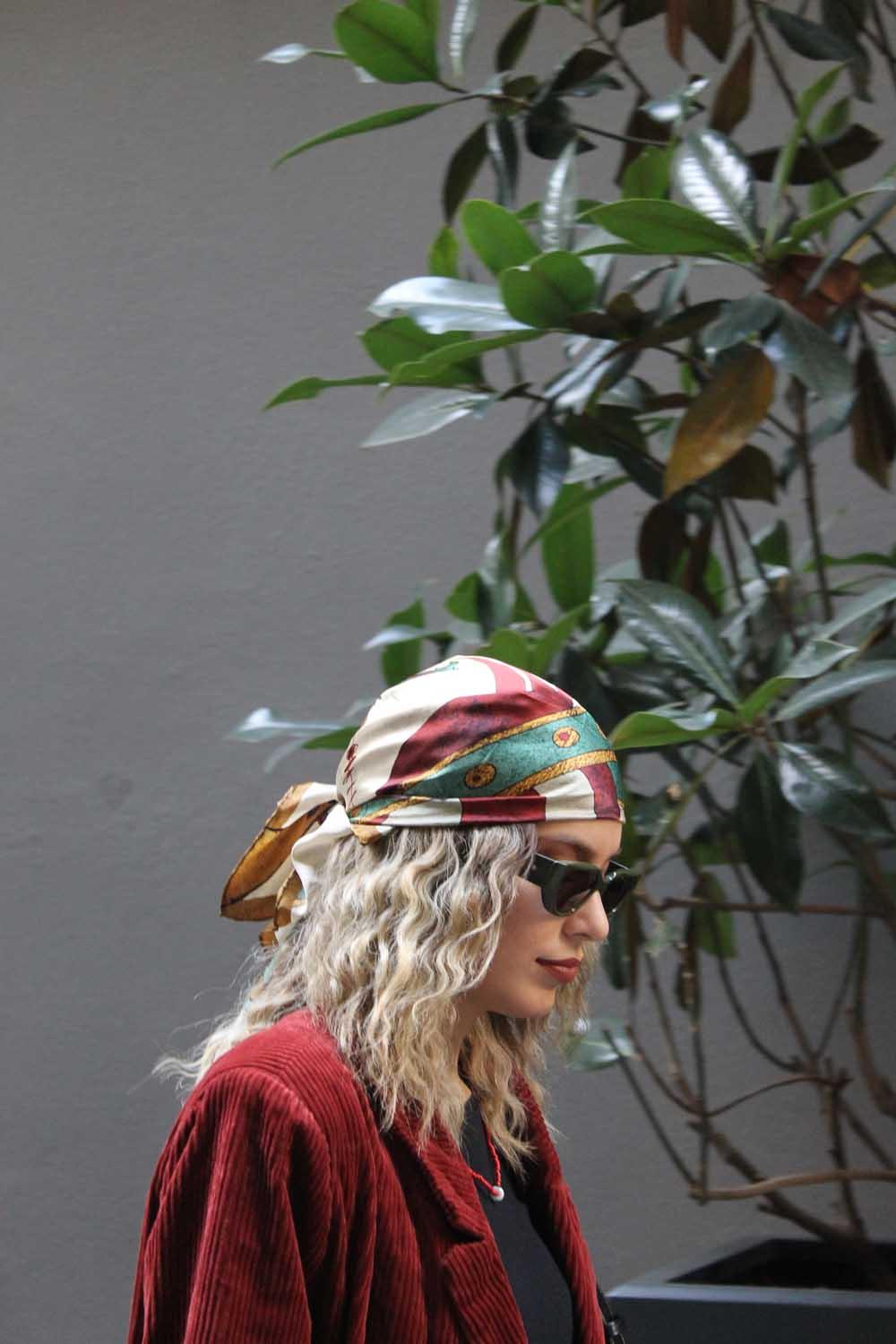 Ruksstore-Casanova İpek İllüstrasyon Eşarp Fular-Şal & Fular-4-Milagron.com