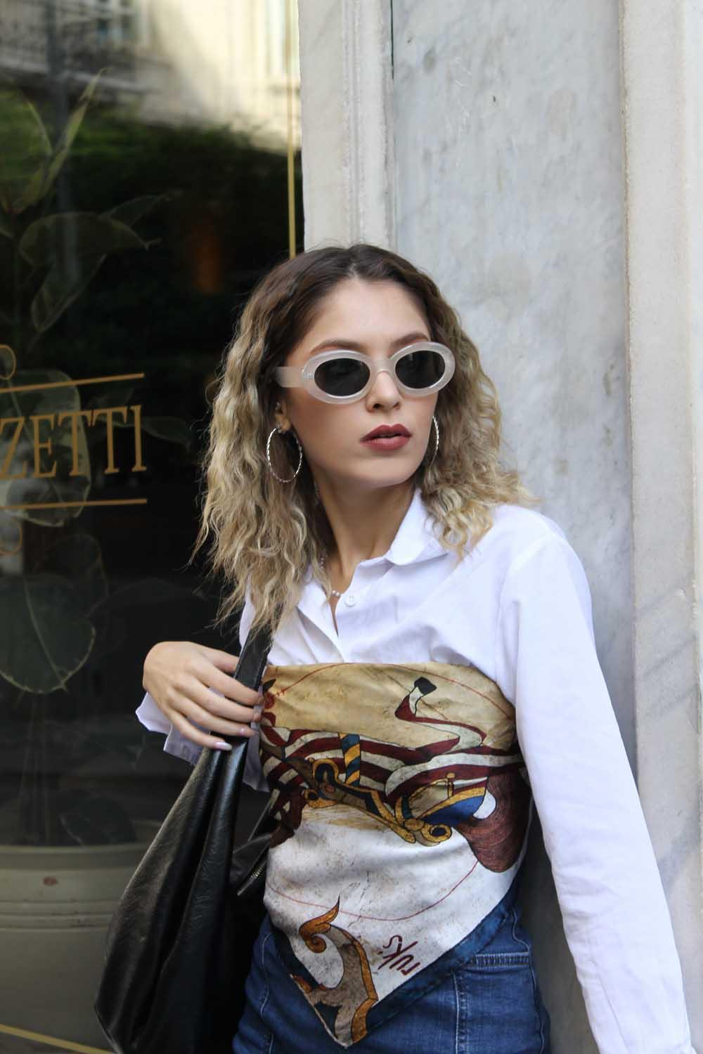 Ruksstore-Horse İpek İllüstrasyon Eşarp Fular-Şal & Fular-2-Milagron.com