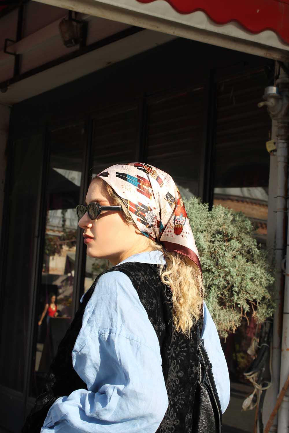 Ruksstore-Nutcracker İpek İllüstrasyon Eşarp Fular-Şal & Fular-4-Milagron.com